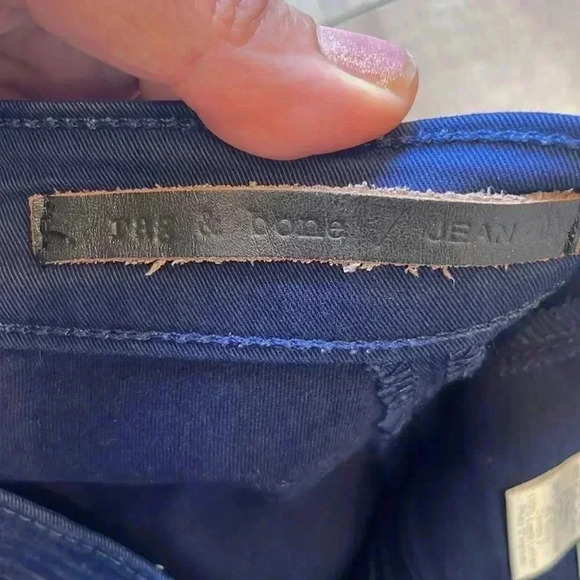 Rag & Bone Grand Prix Motocross Legging Jeans Sz 25 - Picture 6 of 10